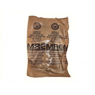 MRE - MENU 3 - CHICKEN, EGG NOODLES AND VEGETABLES SAUCE MRE - MENU 3 - CHICKEN, EGG NOODLES AND VEGETABLES SAUCE