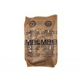 MRE - MENU 4 - SPAGHETTI WITH BEEF AND SAUCE MRE - MENU 4 - SPAGHETTI WITH BEEF AND SAUCE