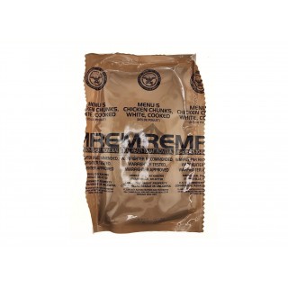 MRE - MENU 5 - CICKEN CHUNKS, WHITE, COOKED MRE - MENU 5 - CICKEN CHUNKS, WHITE, COOKED