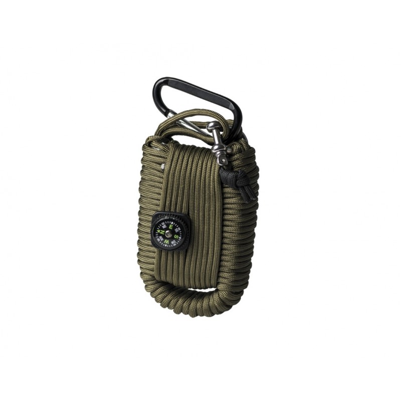 MIL-TEC PARACORD KIT DI SOPRAVVIVENZA GRANDE - OD