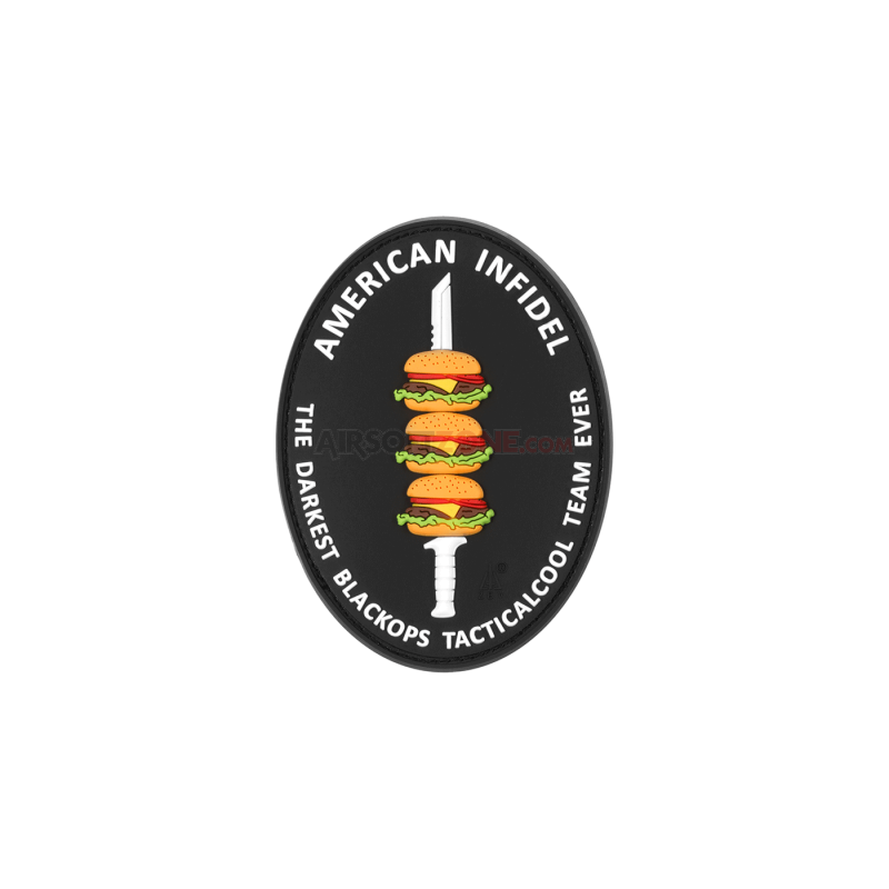 PATCH CAUCIUC - AMERICAN INFIDEL - COLOR