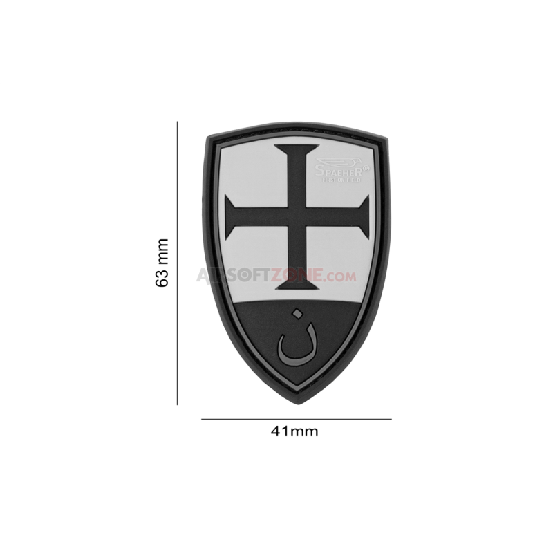 PATCH CAUCIUC - CRUSADER SHIELD - BLACKOPS