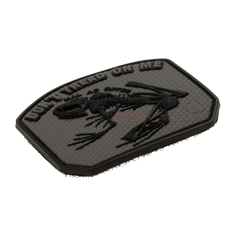 PATCH CAUCIUC - DON T TREAD ON ME FROG - GREEN