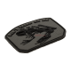 PATCH CAUCIUC - DON T TREAD ON ME FROG - GREEN