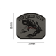 PATCH CAUCIUC - DON T TREAD ON ME FROG - GREEN