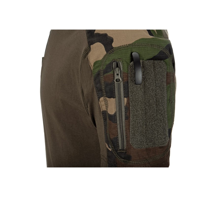 COMBAT SHIRT - SHORT SLEEVE - WOODLAND