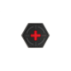 PATCH CAUCIUC - TACTICAL MEDIC - BLACKMEDIC