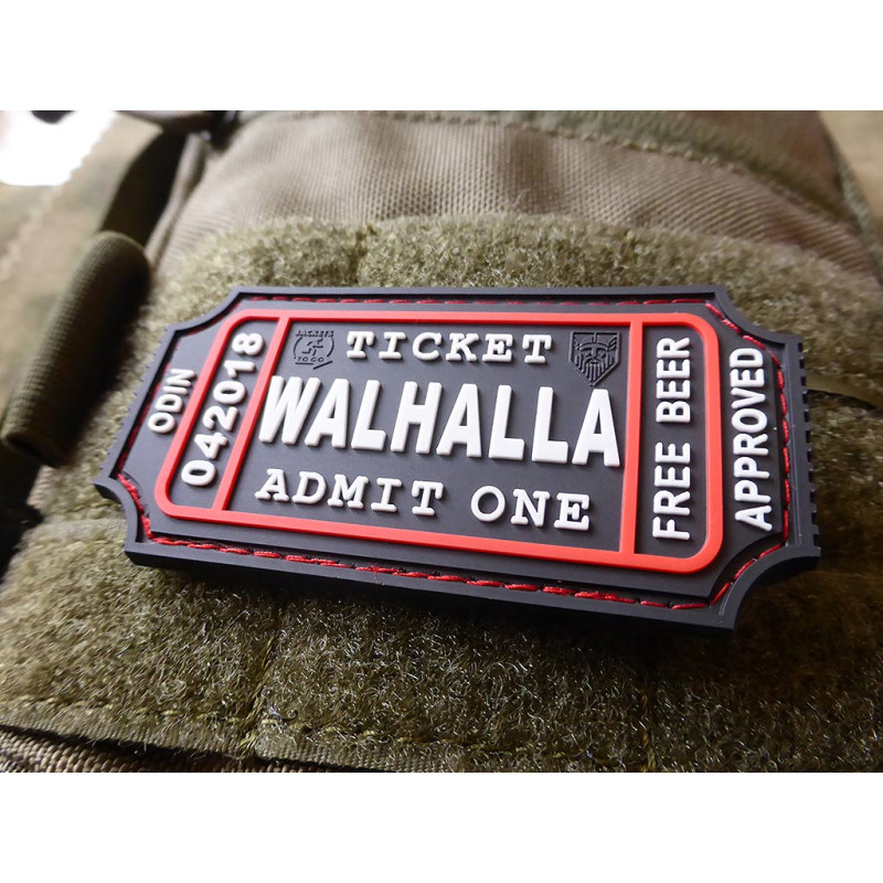 PATCH CAUCIUC - LARGE WALHALLA TICKET - SWAT