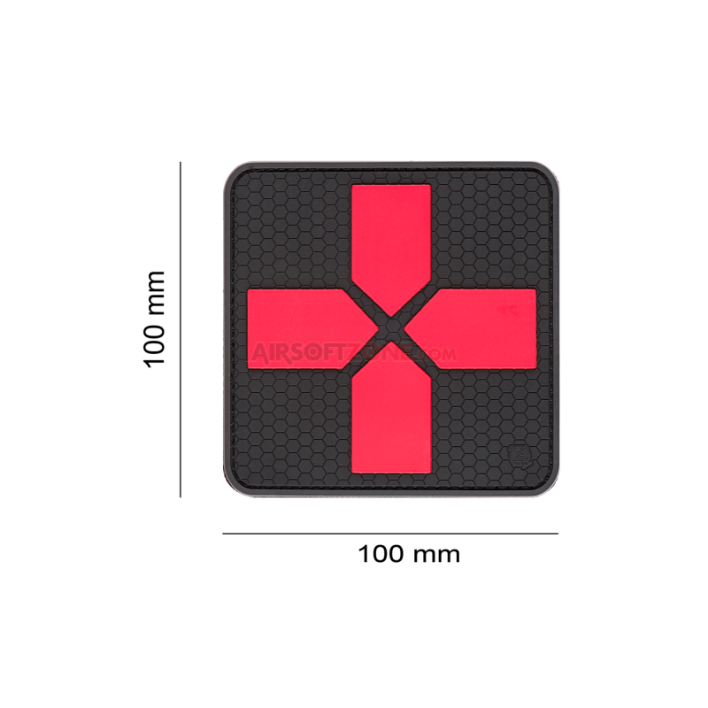 PATCH CAUCIUC - BIG RED CROSS MEDIC - BLACKMEDIC