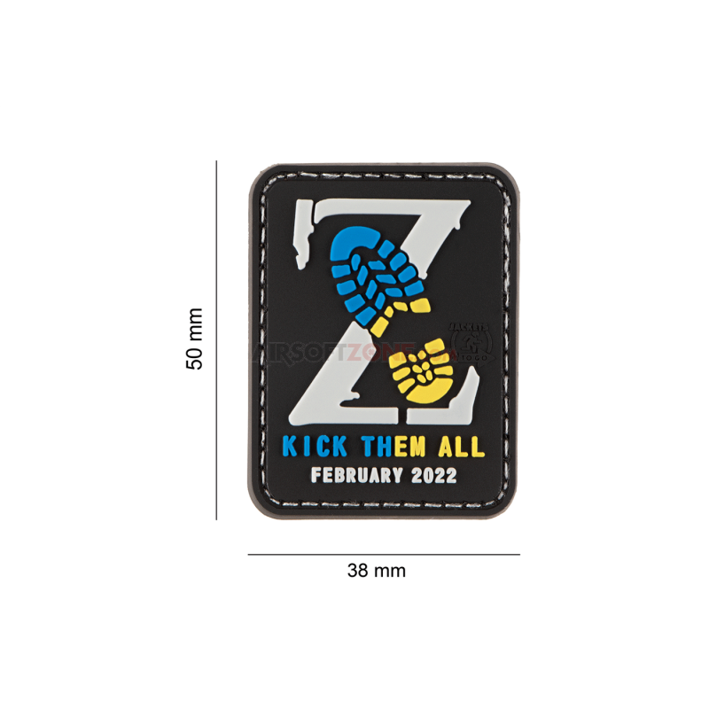 PATCH - KICK THEM ALL Z - BLUE