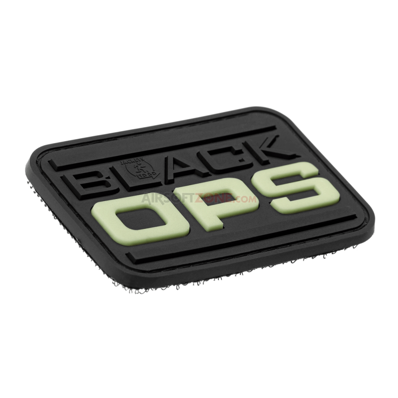 PATCH CAUCIUC - BLACK OPS - GLOW IN THE DARK