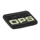 PATCH CAUCIUC - BLACK OPS - GLOW IN THE DARK