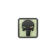 PATCH CAUCIUC - PUNISHER - GLOW BACK