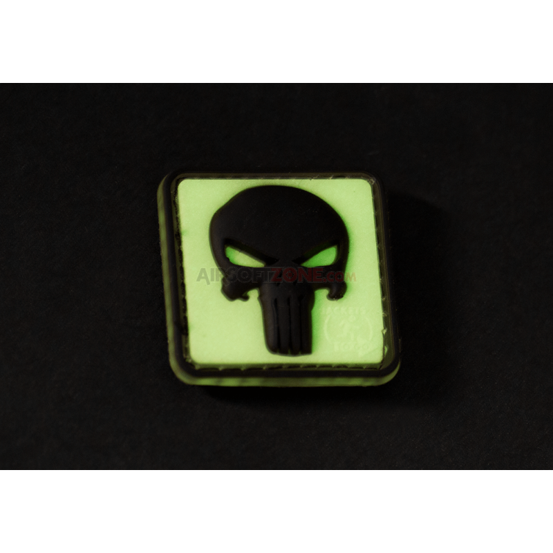 PATCH CAUCIUC - PUNISHER - GLOW BACK