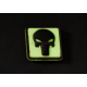 PATCH CAUCIUC - PUNISHER - GLOW BACK