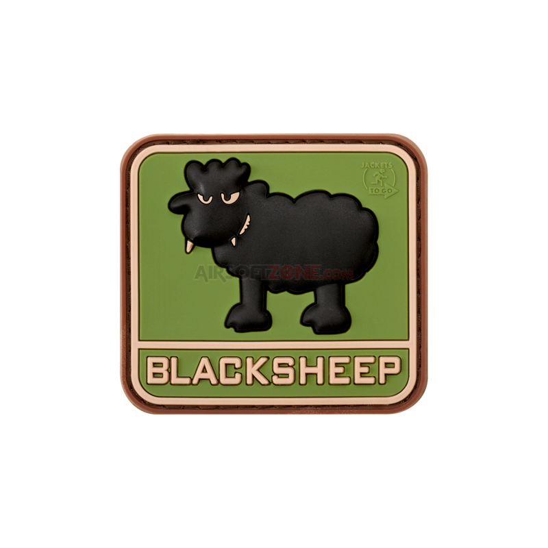 PATCH CAUCIUC - BLACK SHEEP - GREEN