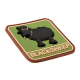 PATCH CAUCIUC - BLACK SHEEP - GREEN