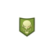 PATCH CAUCIUC - SOF SKULL - FOREST