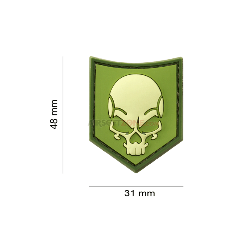 PATCH CAUCIUC - SOF SKULL - FOREST