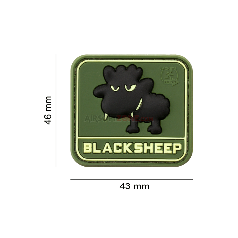 PATCH CAUCIUC - LITTLE BLACK SHEEP - FOREST