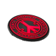PATCH CAUCIUC - PEACE - BLACKMEDIC