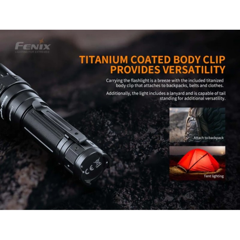 FENIX TACTICAL FLASHLIGHT PD40R V2.0 LED