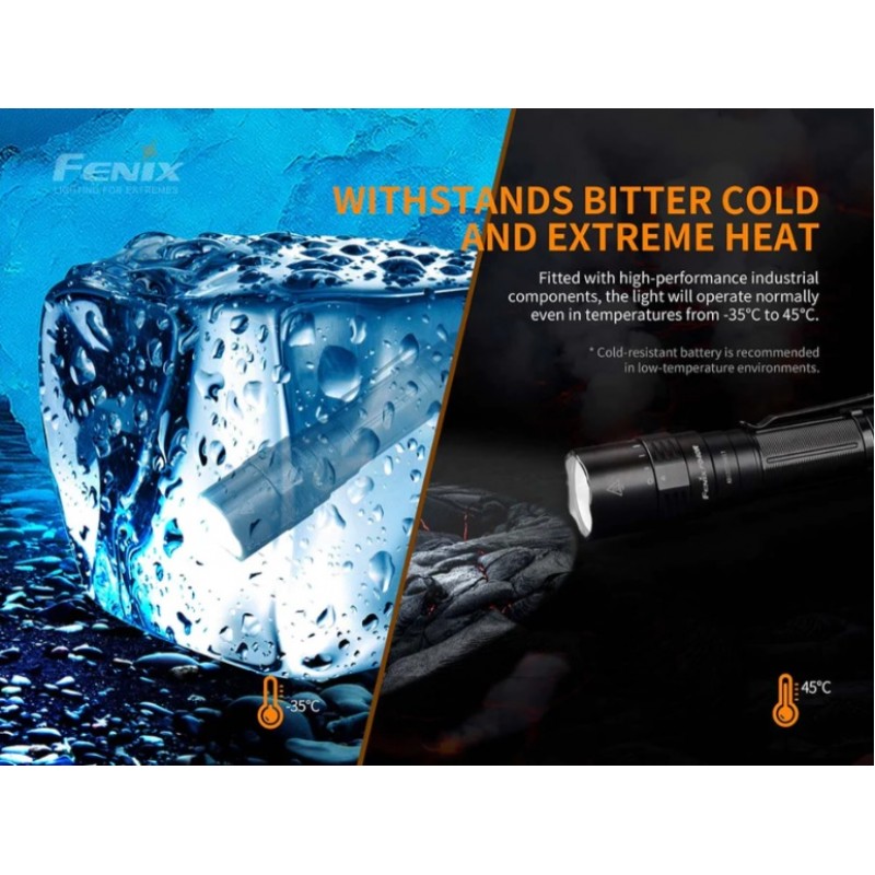 FENIX TACTICAL FLASHLIGHT PD40R V2.0 LED