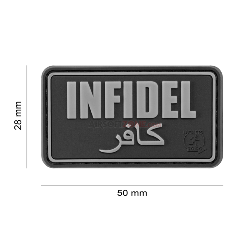 PATCH CAUCIUC - INFIDEL - SWAT