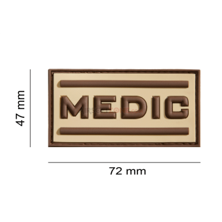 PATCH CAUCIUC - MEDIC - DESERT