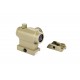 RED/GREEN DOT W/QD HIGH MOUNT + LOW MOUNT (TAN COLOR)