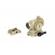 RED/GREEN DOT W/QD HIGH MOUNT + LOW MOUNT (TAN COLOR)