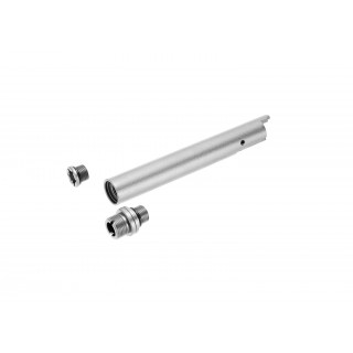 NINE BALL 2 WAY FIXED - NON-RECOILING OUTER BARREL FOR HI CAPA 5.1 - SILVER