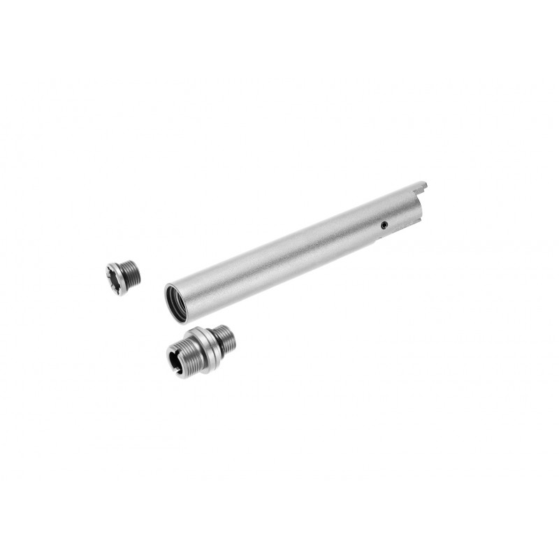 NINE BALL CANNA ESTERNA "2 WAY FIXED NON RECOILING" PER HI CAPA 5.1 - ARGENTO