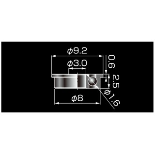 PROMETHEUS BOCCOLE CUSCINETTATE MULTI FIT DA 8mm PROMETHEUS BOCCOLE CUSCINETTATE MULTI FIT DA 8mm