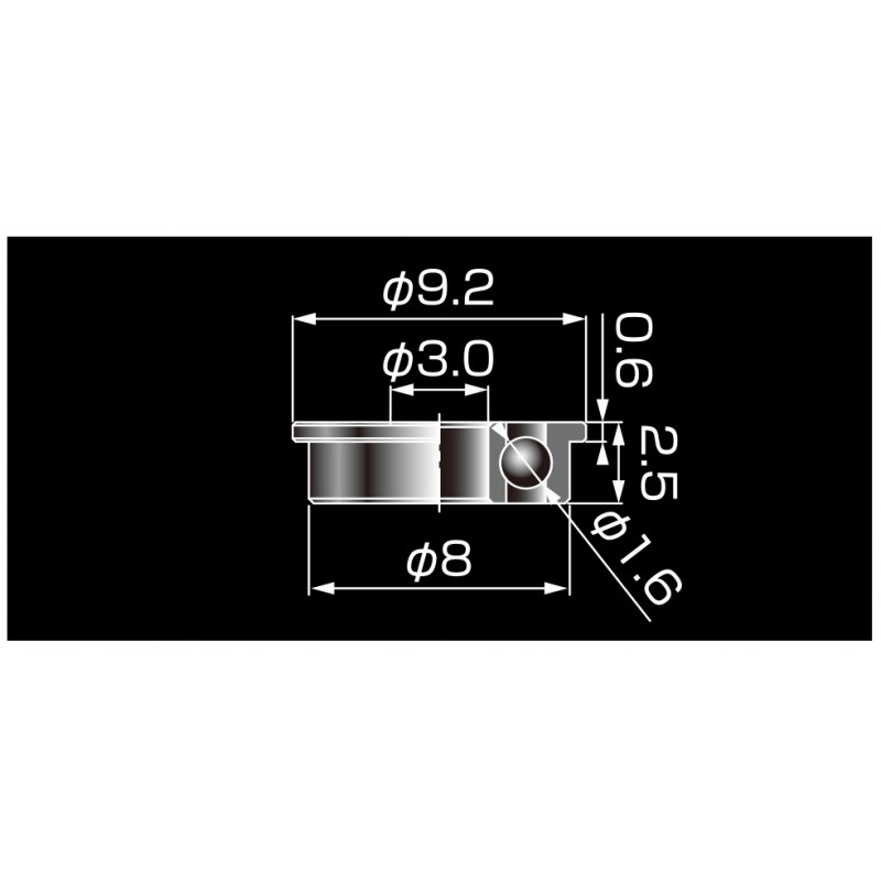 PROMETHEUS MULTI FIT 8MM BEARINGS 