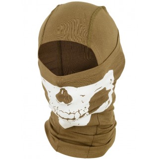 SHADOW TACTICAL TACTICAL BALAKLAVA SKULL PRINT - COYOTE