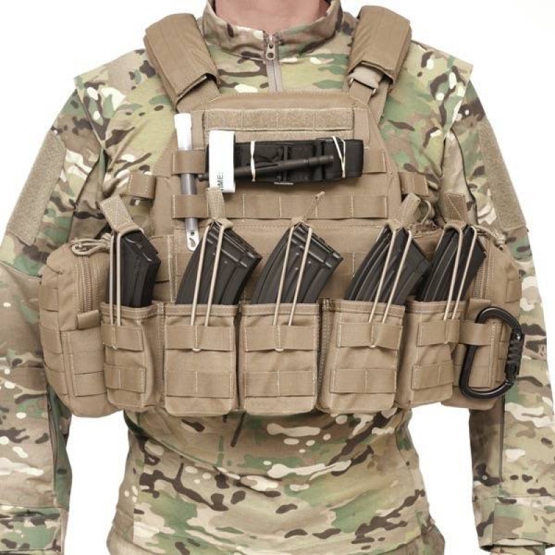 WARRIOR ASSAULT SYSTEMS DCS AK PLATE CARRIER - COYOTE 