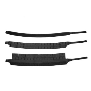 LOW PROFILE MOLLE BELT - BLACK - WITH PLASTIC COBRA WEBBING BELT LOW PROFILE MOLLE BELT - BLACK - WITH PLASTIC COBRA WEBBING BELT