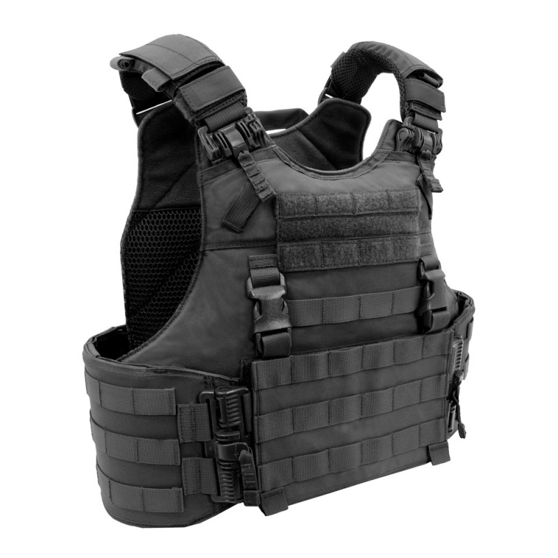 WARRIOR ASSAULT SYSTEMS QUAD RELEASE PLATE CARRIER - BLACK 