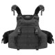 WARRIOR ASSAULT SYSTEMS QUAD RELEASE PLATE CARRIER - BLACK 