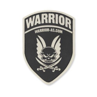 WARRIOR ASSAULT SYSTEMS PATCH GOMMA LOGO SCUDO - NERO WARRIOR ASSAULT SYSTEMS PATCH GOMMA LOGO SCUDO - NERO