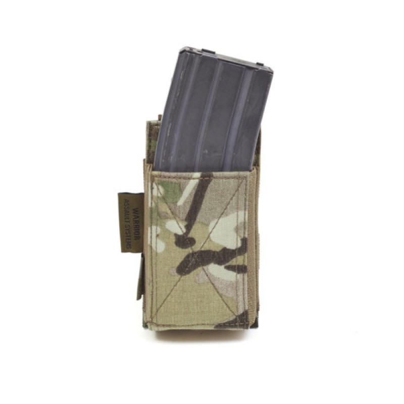 WARRIOR ASSAULT SYSTEMS PORTA CARICATORE ELASTICO SINGOLO - MULTICAM