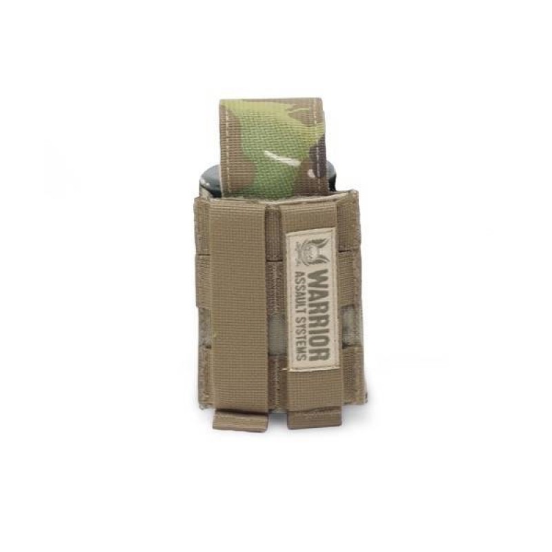 WARRIOR ASSAULT SYSTEMS TASCA SINGOLA PER GRANATA FUMOGENA GEN.2 - MULTICAM