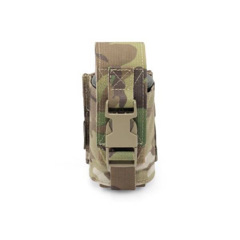 WARRIOR ASSAULT SYSTEMS TASCA SINGOLA PER GRANATA FUMOGENA GEN.2 - MULTICAM