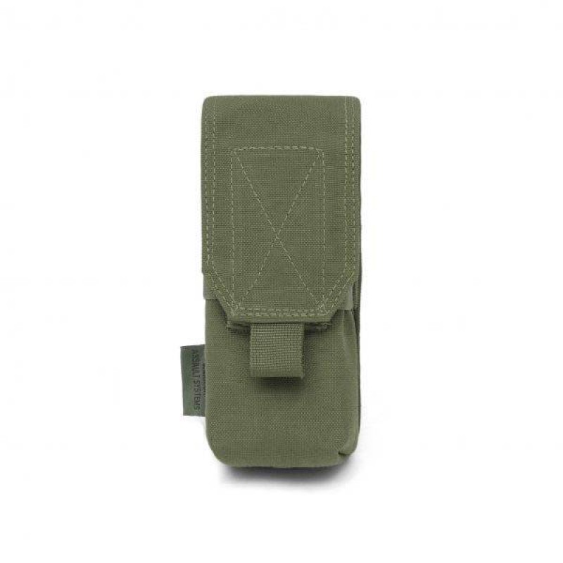 WARRIOR ASSAULT SYSTEMS SINGLE M4 5.56MM POUCH - OD