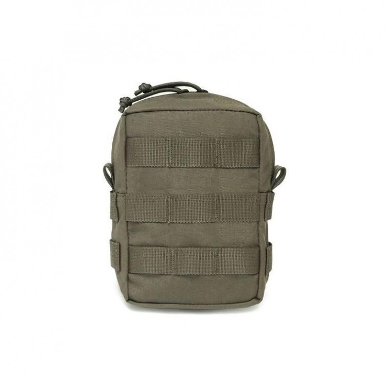 WARRIOR ASSAULT SYSTEMS SMALL MOLLE UTILITY POUCH - RANGER GREEN