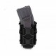 WARRIOR ASSAULT SYSTEMS TASCA PORTA CARICATORE SINGOLA QUICK MAG CON TASCA PER CARICATORE PISTOLA - NERO