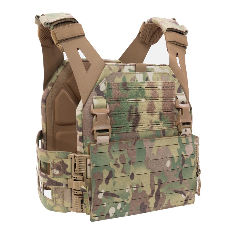 WARRIOR ASSAULT SYSTEMS LOW PROFILE PLATE CARRIER LASER CUT - MULTICAM 