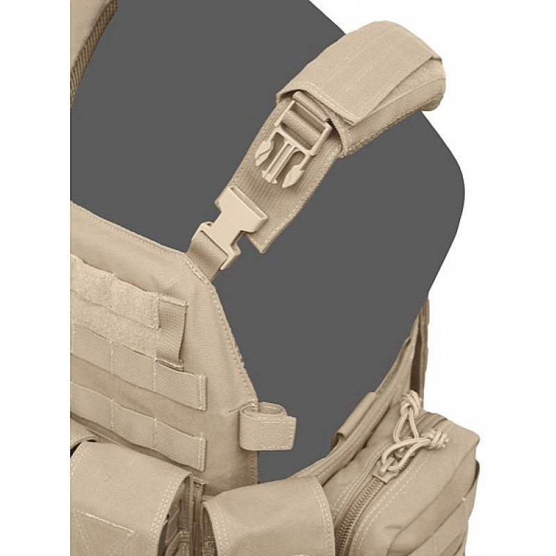 WARRIOR ASSAULT SYSTEMS PLATE CARRIER DCS DA 5.56MM CARRIER COYOTE TAN