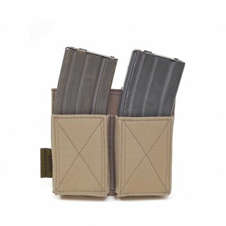 WARRIOR ASSAULT SYSTEMS TASCA PORTA CARICATORI ELASTICA DOPPIA - COYOTE TAN